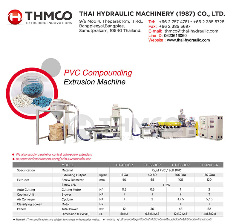 PVC Compounding Twin Screw Extrusion Machine